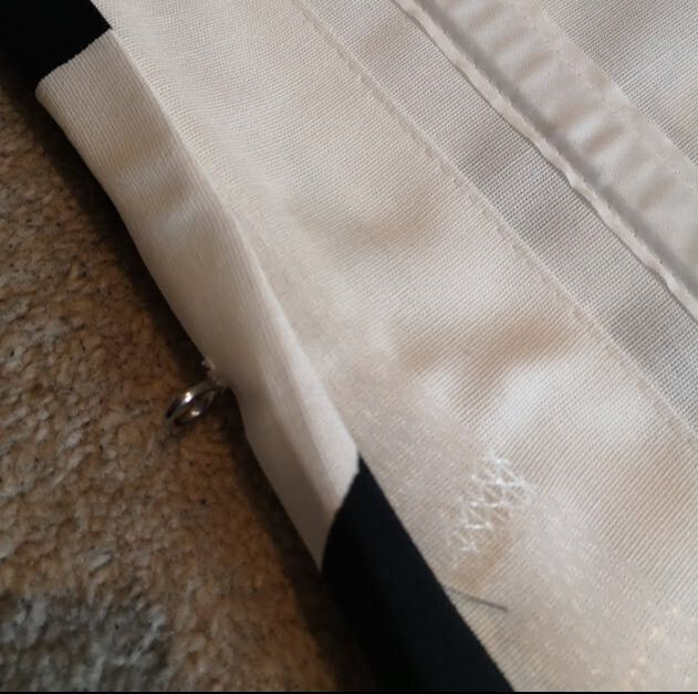how to make a neat hem on a no sew roman blind before