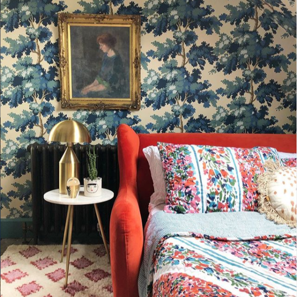 eclectic spare bedroom by Sandra Baker @the_idle_hands