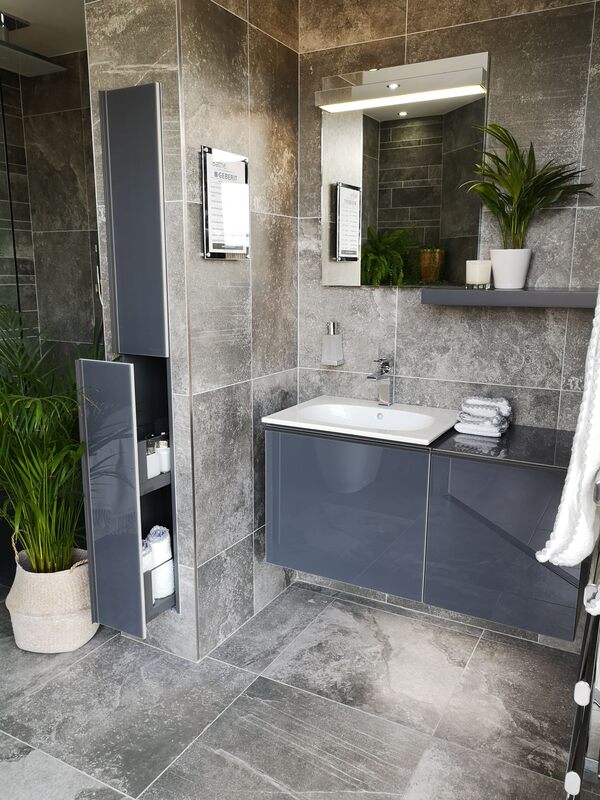 creating a sensory bathroom space involves thinking of all the senses including  touch, smell, taste, sight and sound.